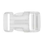 transparent | Fermoir clip plastique 30mm boucle Bouclip, transparent