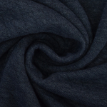 donkerblauw | Sweatshirt gestikt wafelpatroon, donkerblauw