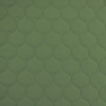 vieux vert | Tissu matelassé molletonné losanges Alma, vieux vert