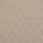 beige | Tissu matelassé molletonné Losanges arrondis Alma, beige