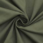 olivgrün | Stretch Baumwoll Twill Peach Touch, olivgrün