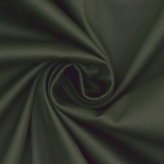 vert olive | Tissu satin de coton stretch, vert olive