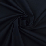 bleu marine | Tissu satin de coton stretch uni, bleu marine