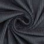gris foncé | Tissu velours côtelé stretch Susi, gris foncé