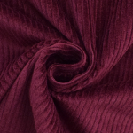 prune | Tissu velours côtelé stretch Susi, prune