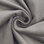 lichtgrijs | Stretch corduroy unikleurig, lichtgrijs