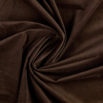 donkerbruin | Stretch fijne corduroy, donkerbruin