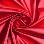 rood | Lamé / elastische foliejersey rood