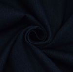 marineblauw | Stretch jeansstof uni, marineblauw