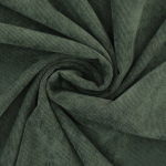 vert foncé | Tissu velours côtelé milleraies stretch Poly, vert foncé
