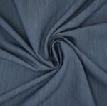 jeansblauw gemêleerd | Stretch keperkatoen, jeansblauw gemêleerd