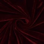 bordeauxrood | Stretch fluweel bordeaux