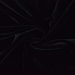 noir | Tissu velours stretch, noir