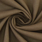 bruin | Stretch viscose linnen, bruin