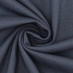 middenblauw | Stretch viscose linnen, helderblauw