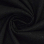 noir | Tissu lin viscose stretch, noir