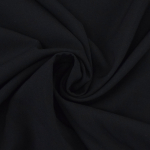 schwarz | Stretch Viskose Popeline, schwarz