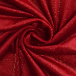 rouge | Tissu velours stretch Shine, rouge