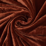terracotta | Stretch fluweel, terracotta