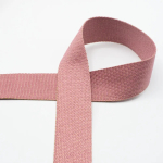 oudroze | Tassenband Gold Metal Fibre 40mm, oudroze