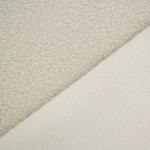 beige | Tissu sherpa peluche teddy double face, beige