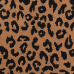 caramel | Teddy pluche animal print, caramel