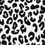 gebroken wit | Teddy pluche animal print, gebroken wit