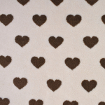 creme | Teddyplüsch Hearts, creme