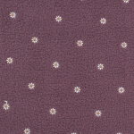 baies | Tissu sherpa peluche teddy brodé léger, baie