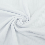 wit | Katoenen mousseline triple gauze, wit