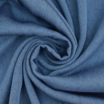 jeansblauw | Viscose chambray, jeansblauw