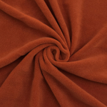 donkeroranje | Viscose luxe fleece, donkeroranje