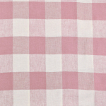 oudroze | Viscose Linnen Karo, oudroze