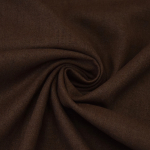 bruin | Viscose linnen mix uni, bruin