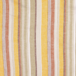 beige | Tissu lin viscose rayé, beige