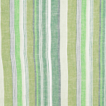 vert foncé | Tissu lin viscose rayé, vert foncé