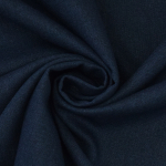 donkerblauw | Viscose linnen uni, donkerblauw