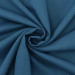 jeansblauw | Viscose linnen uni, jeansblauw
