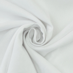 blanc | Tissu lin viscose uni, blanc
