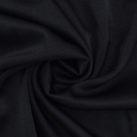 zwart | Viscose satijn, zwart