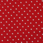 red | Viscose Voile Big Dots, red