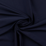 bleu foncé | Tissu voile de viscose Leni, bleu foncé