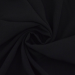 black | Viscose voile plain, black