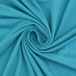 bleu pétrole clair | Tissu jersey viscose, bleu pétrole clair