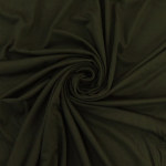 kaki | Tissu jersey viscose, vert kaki