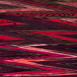 fuchsia | Viscose jersey zig zag, lichtfuchsia