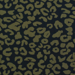 marineblauw | Viscose stof Leo Dots, marineblauw