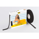 zwart | Vlieseline naadband flexibel 1,5 cm, zwart