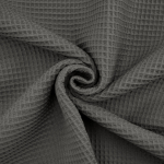 donkergrijs | Wafeldoek Ariana, donkergrijs
