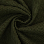 vert olive | Tissu nid d’abeille gaufré mini, vert olive